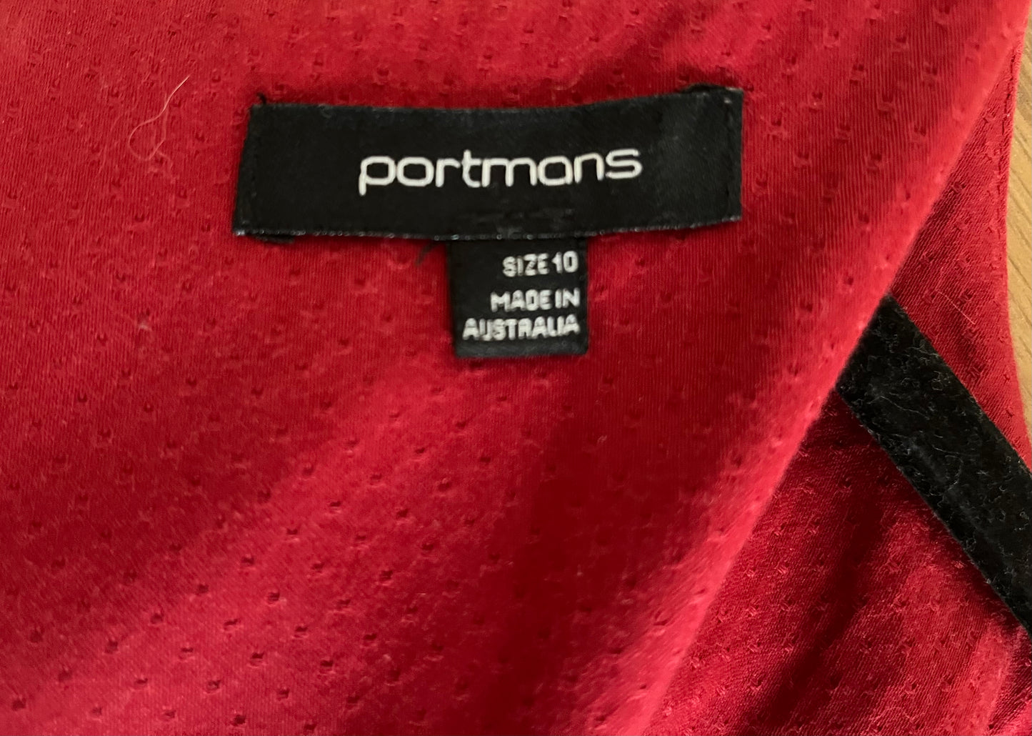 Portmans Red Dress Size 10
