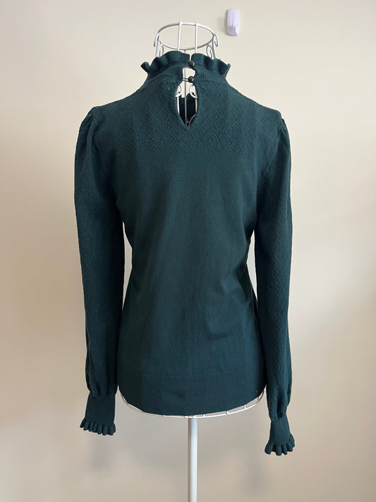 Green Review Jumper Size 10