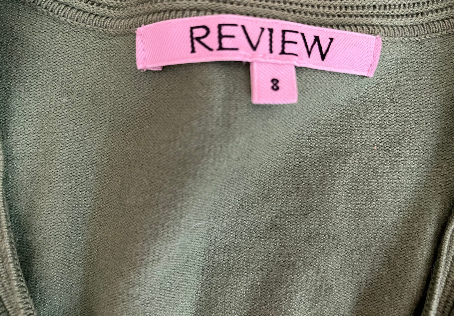Review Green "Chessie" Cardigan Size 8