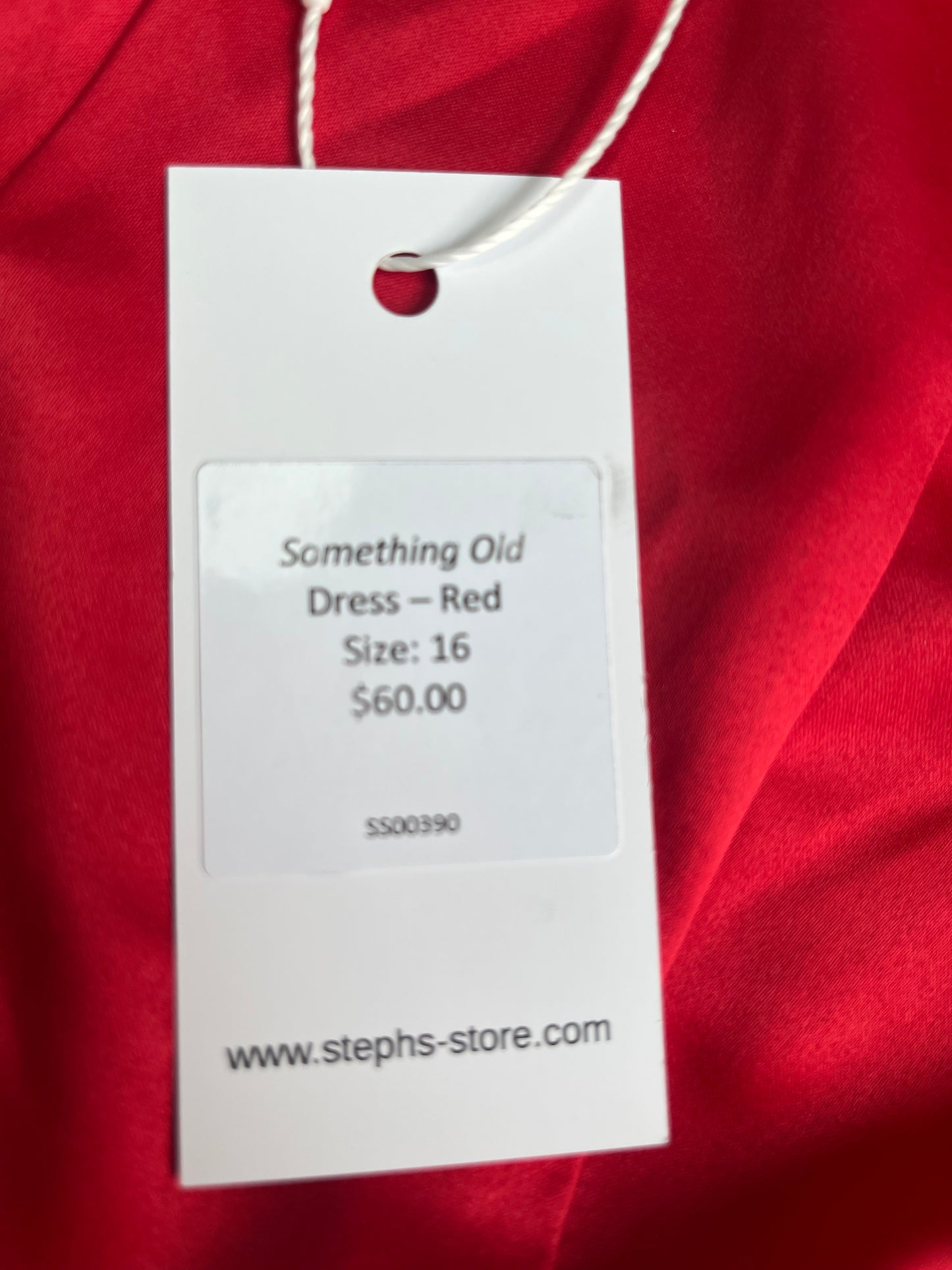 Review Red Lace Dress Size 16