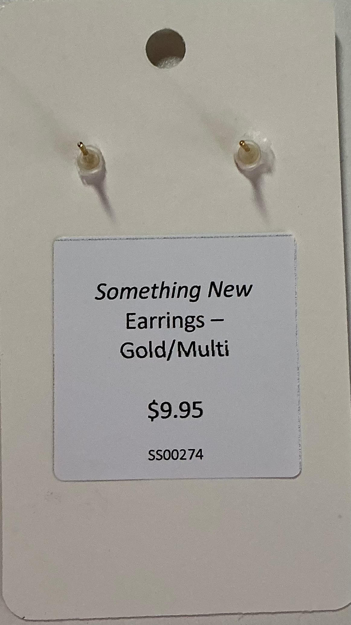 Gold Stud Earrings