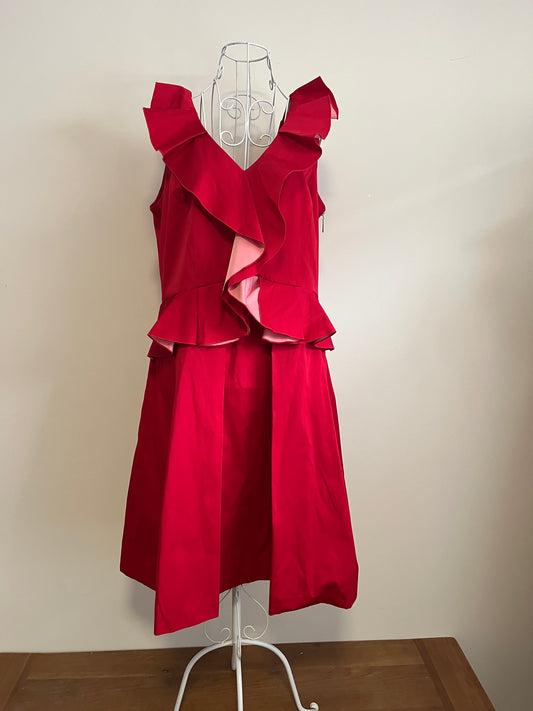 Cue Red Dress Size 14