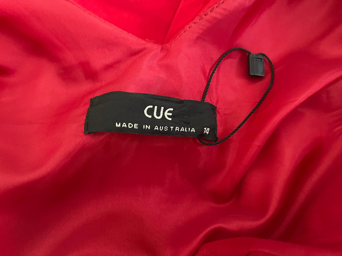 Cue Red Dress Size 14