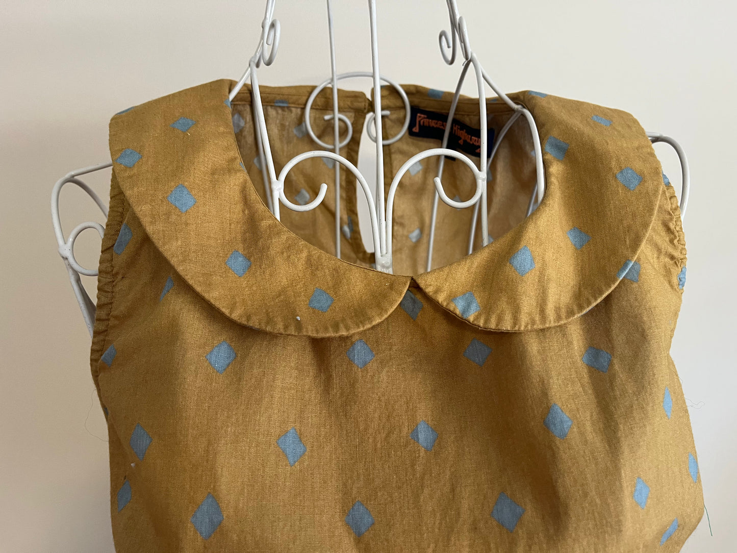 Princess Highway Yellow & Blue Top Size 8