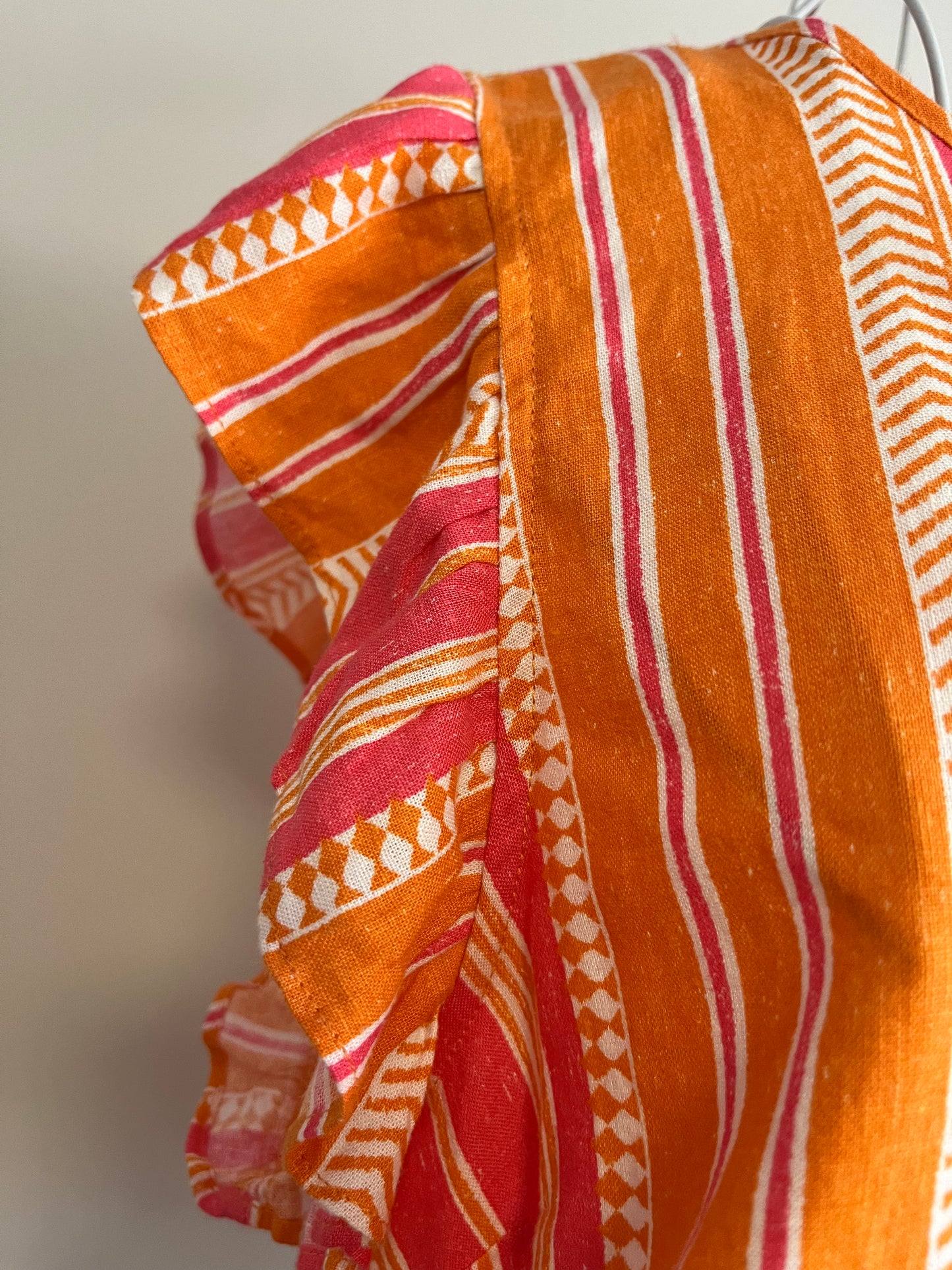 Orange/Multicoloured Sportsgirl Top Size 10
