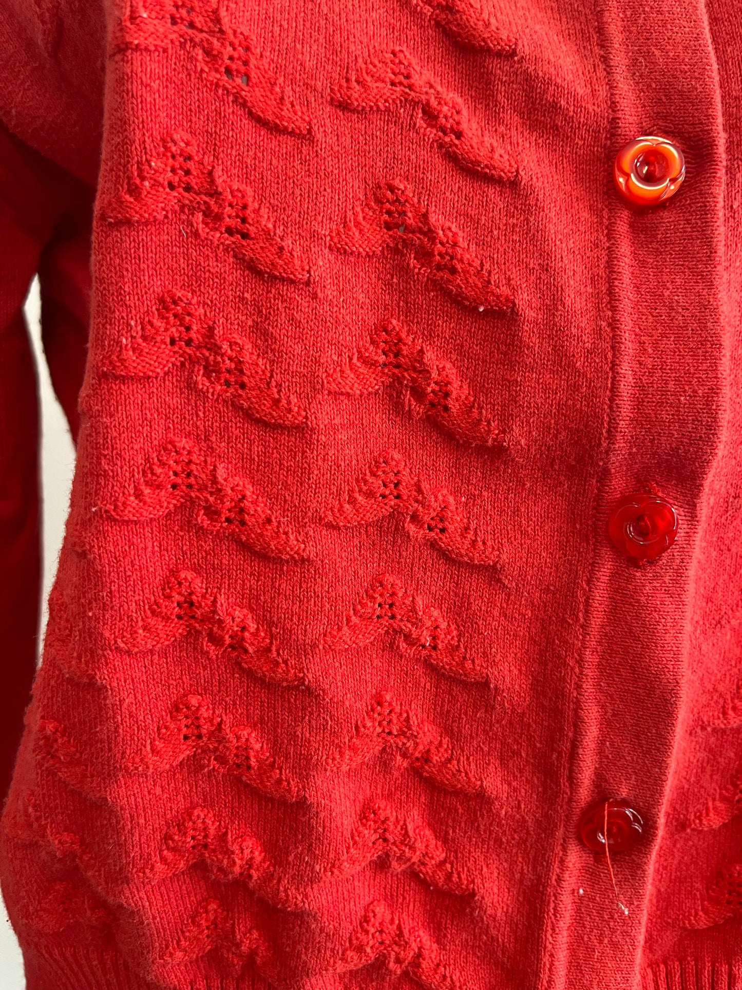 Review Orange 3/4 Sleeve Cardigan Size 8