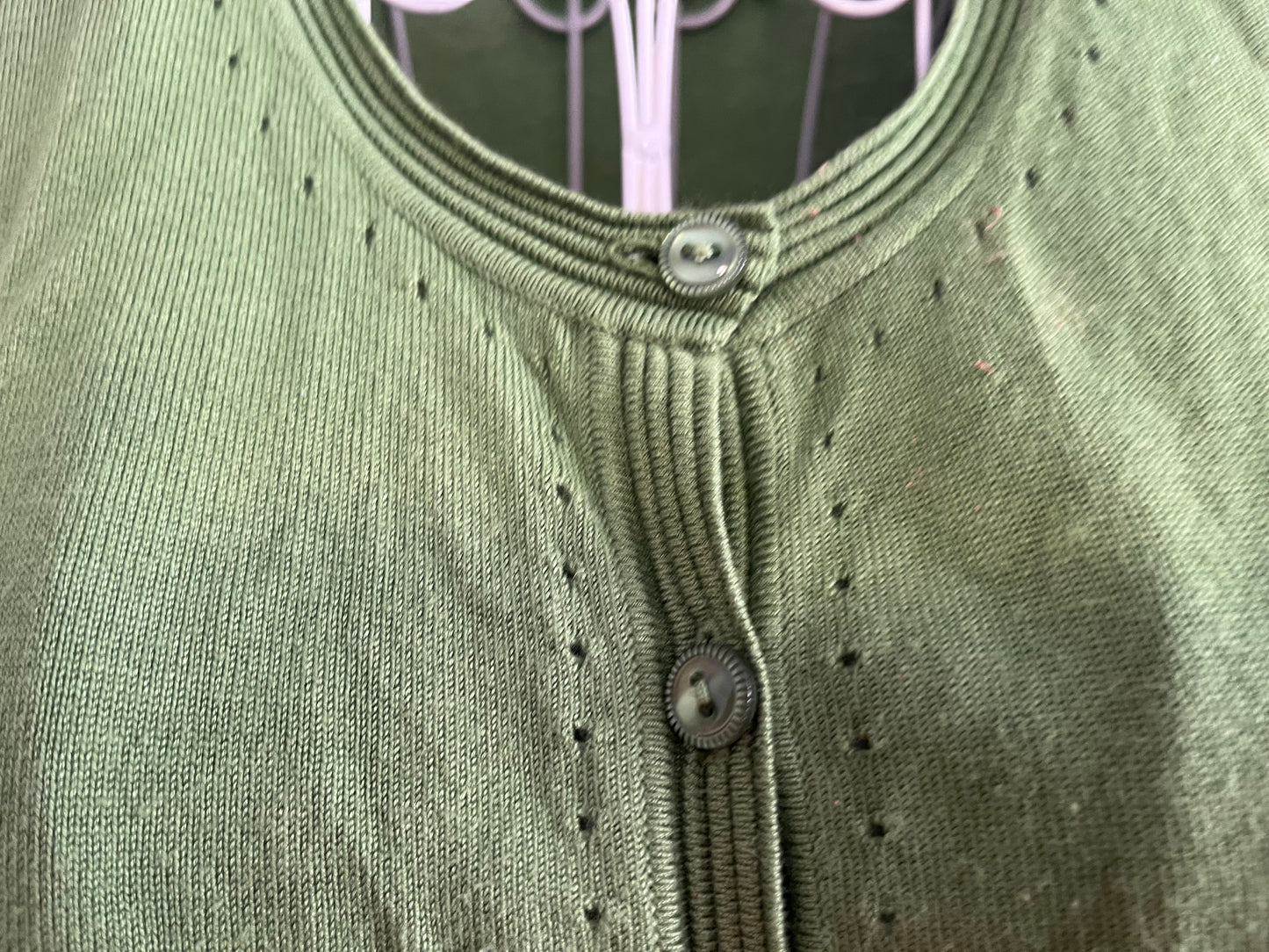 Review Green "Chessie" Cardigan Size 8