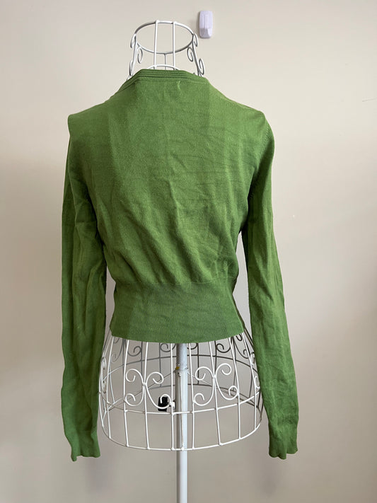 Review Green "Chessie" Cardigan Size 8