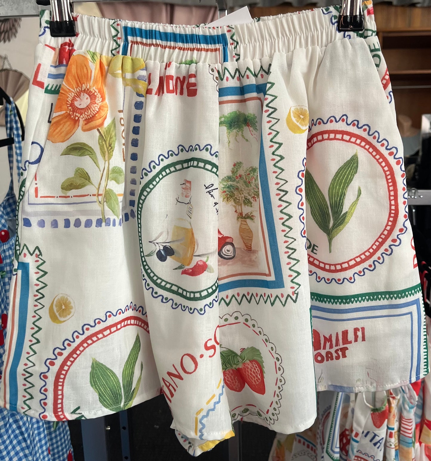 Vacation Print Shorts Size 12