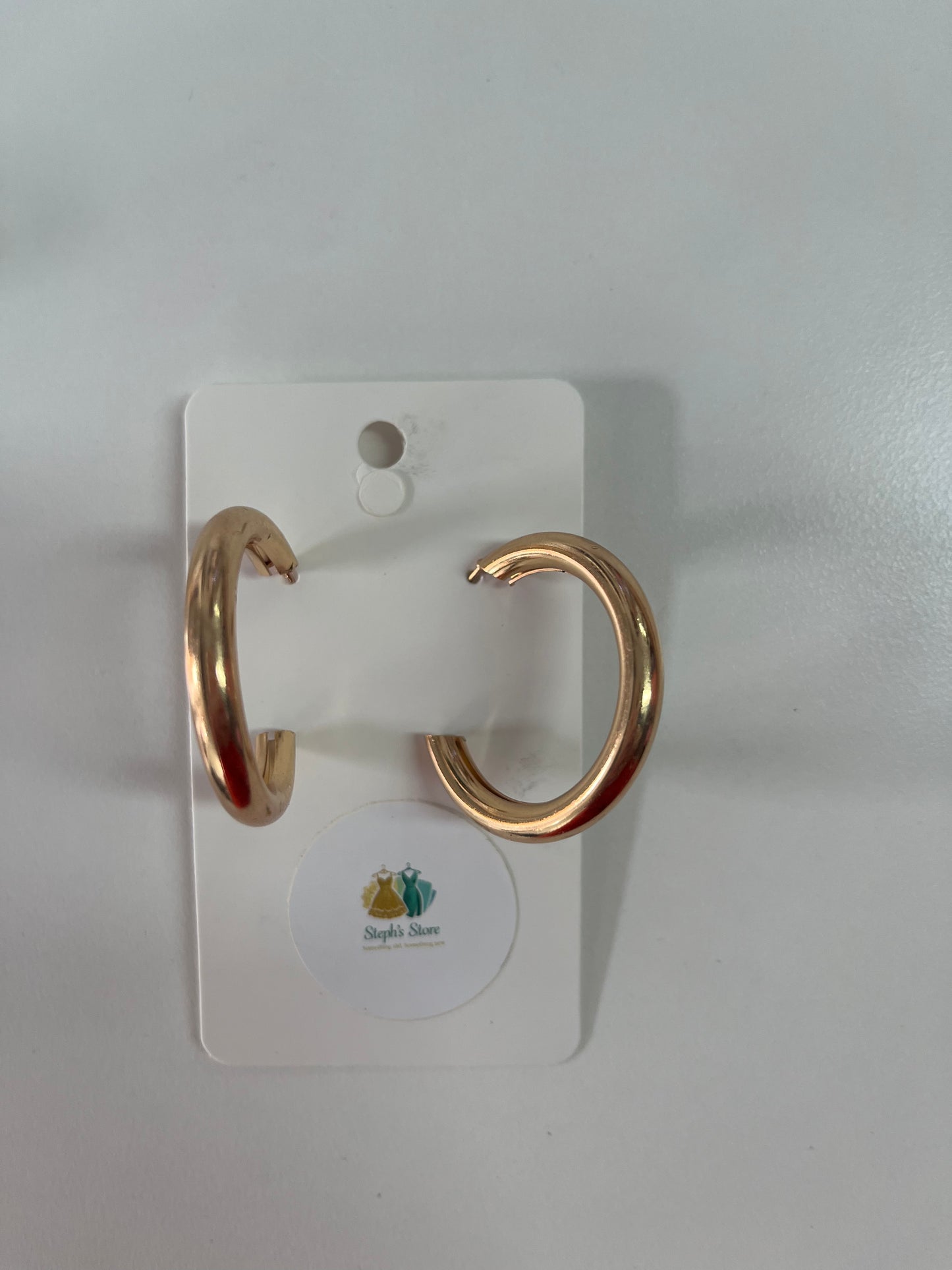 Large Gold Hoop Earrings