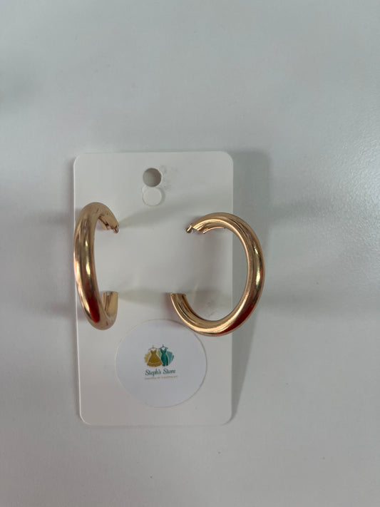 Large Gold Hoop Earrings
