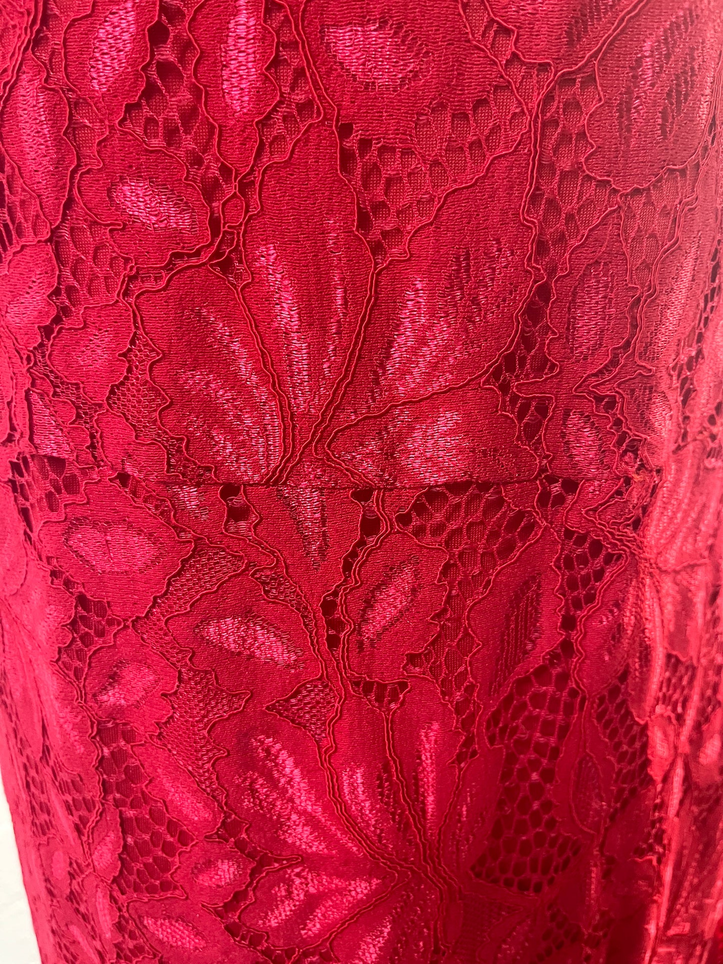 Red Lace Dress Size 12