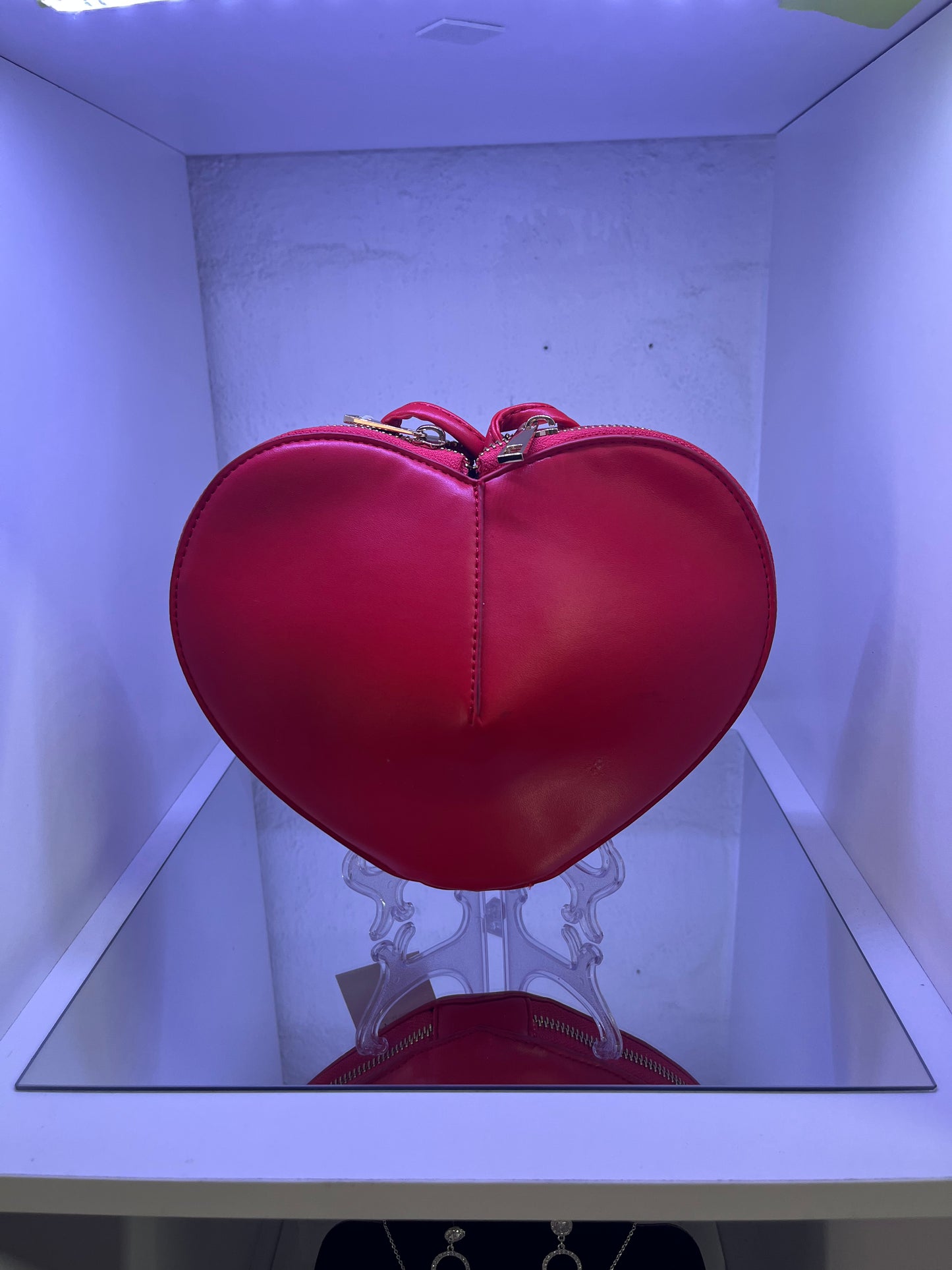Red Heart Shaped bag