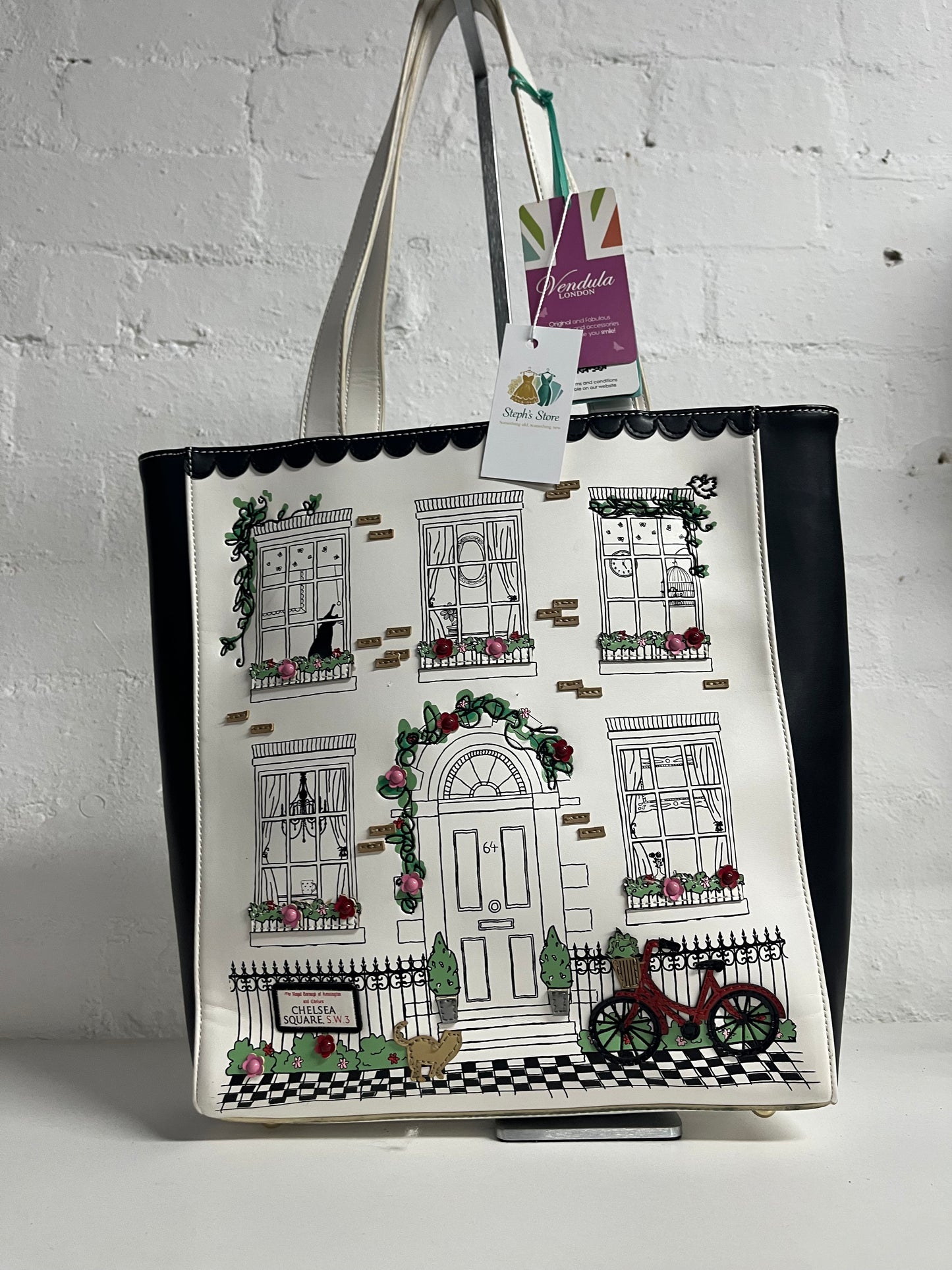White Vendula Large Bag