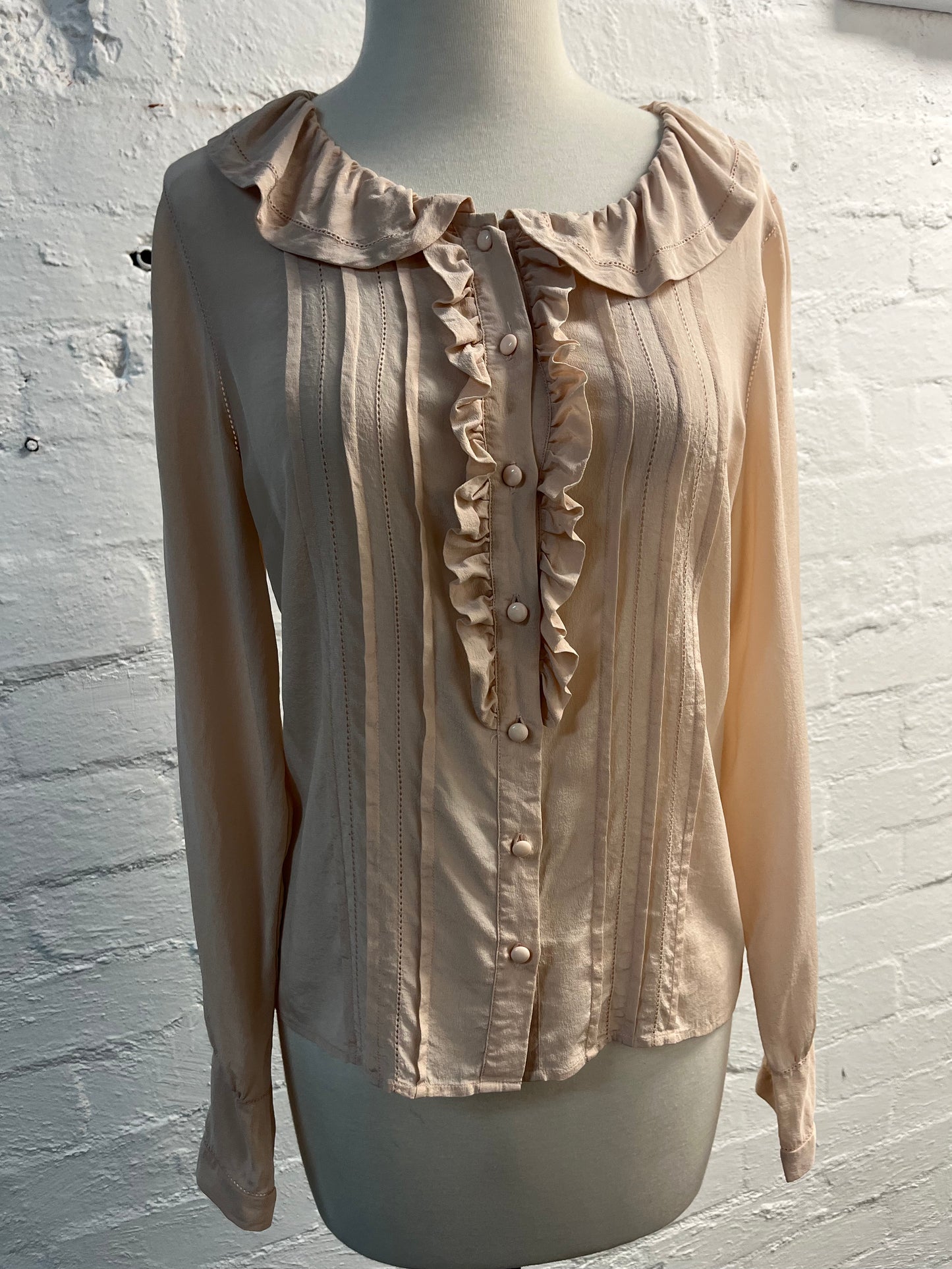 Light Pink Long Sleeve Top Size 12