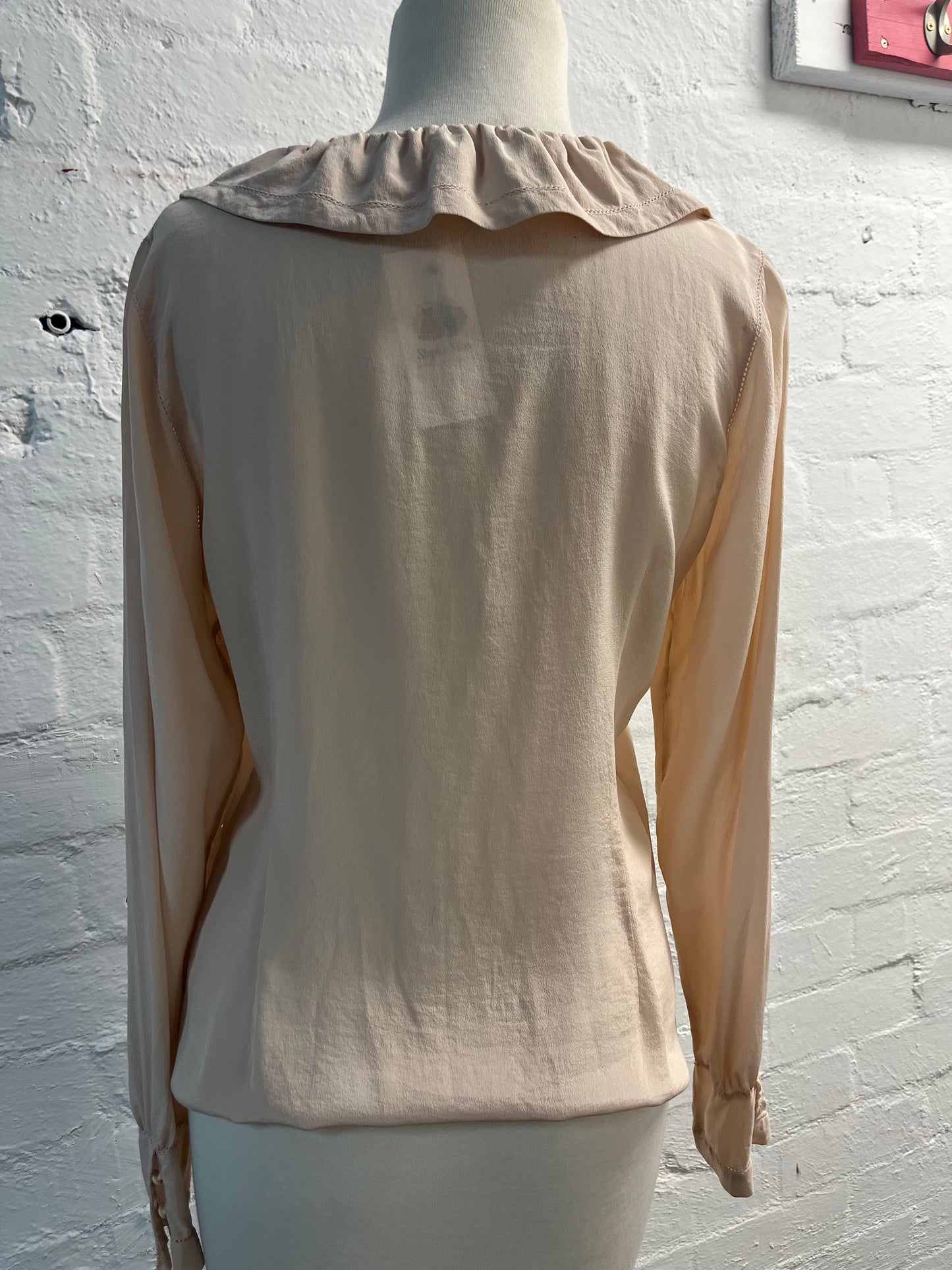 Light Pink Long Sleeve Top Size 12