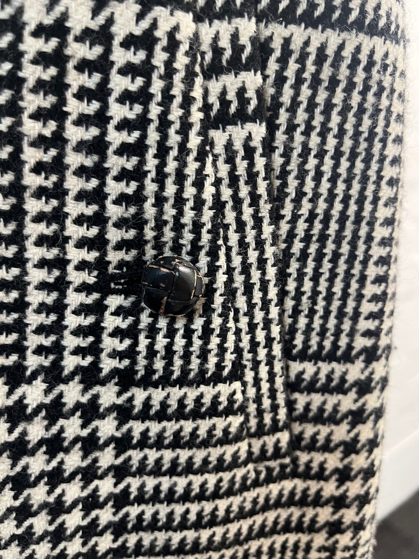Black and White Houndstooth Skirt Size 12