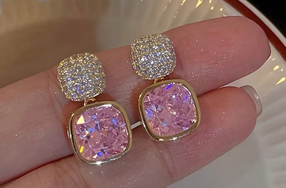 Pink/Multicoloured Earrings