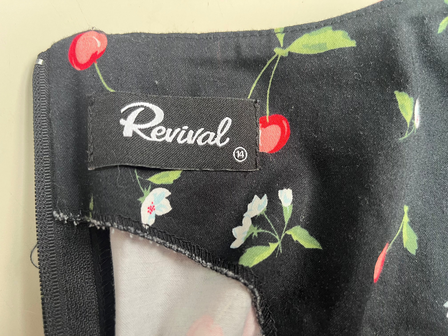 Revival Black Cherry Dress Size 14