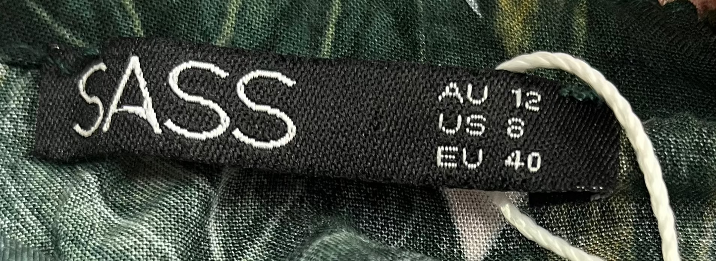 Sass Leaf Dress Size 12