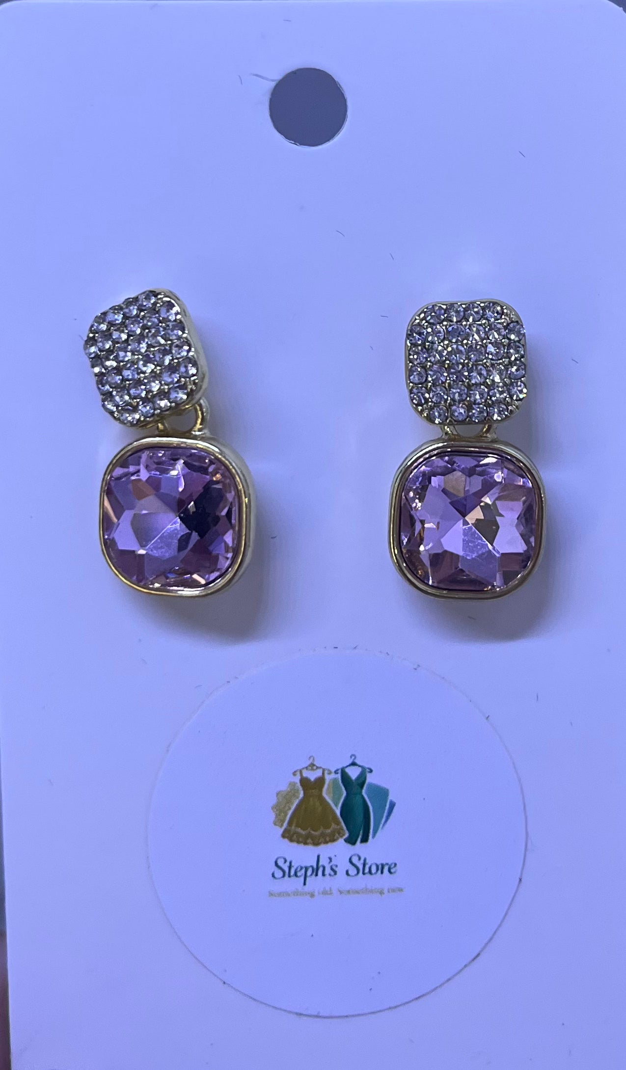 Pink/Multicoloured Earrings