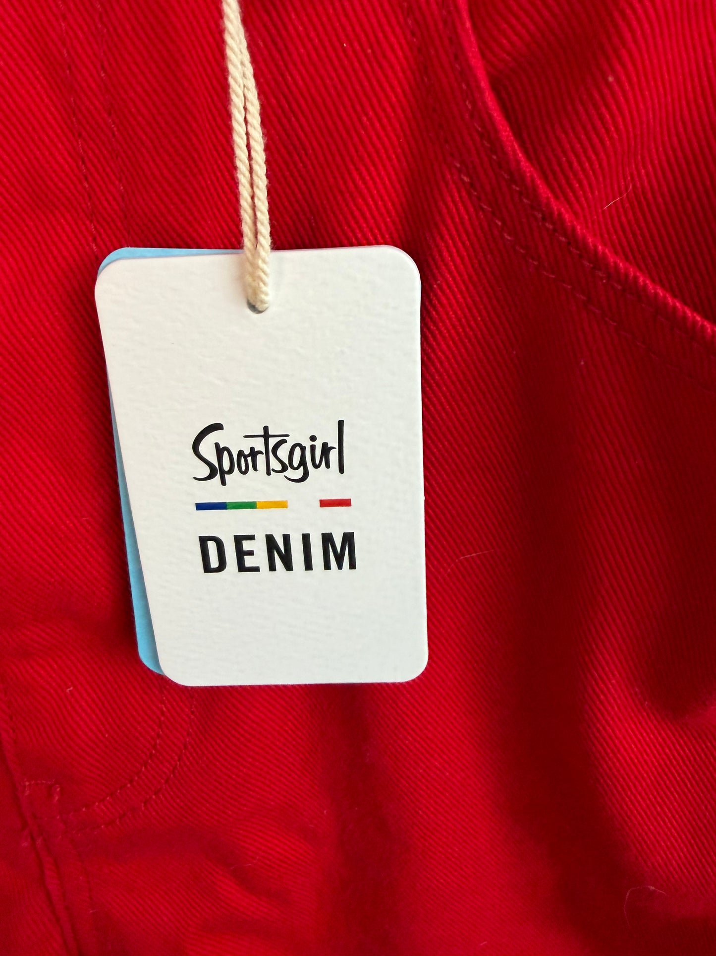 Red Sportsgirl Jeans Size 10