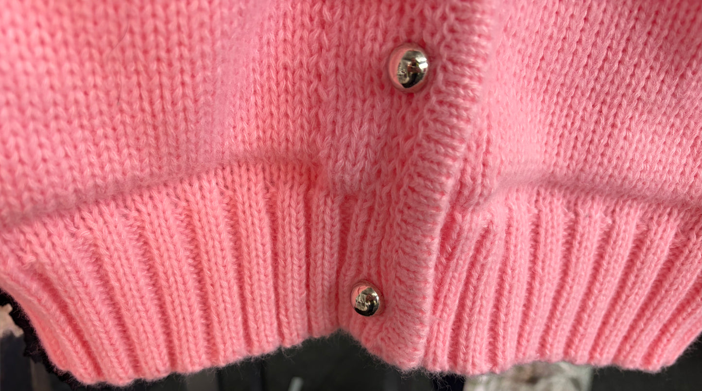 Pink Valleygirl Cardigan Size M