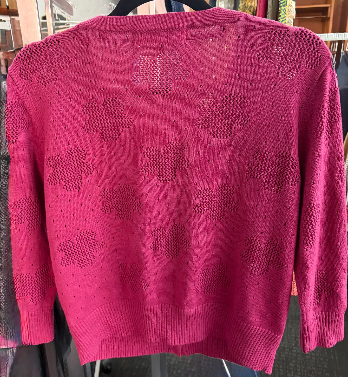 Princess Highway 3/4 Sleeve Purple Cardigan Size 10
