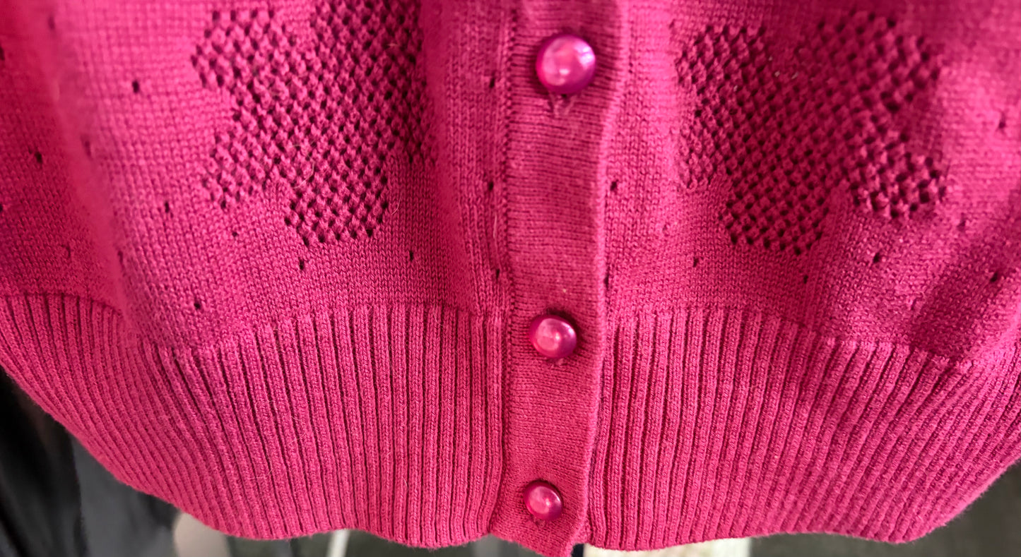 Princess Highway 3/4 Sleeve Purple Cardigan Size 10
